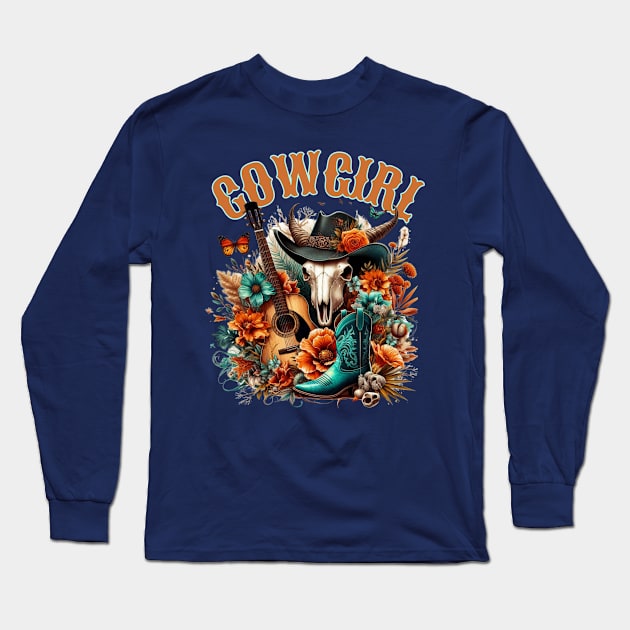 COWGIRLS Long Sleeve T-Shirt by mmpower